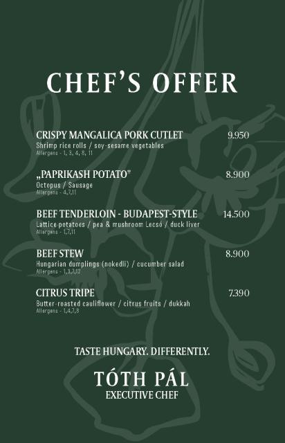 Chef offer